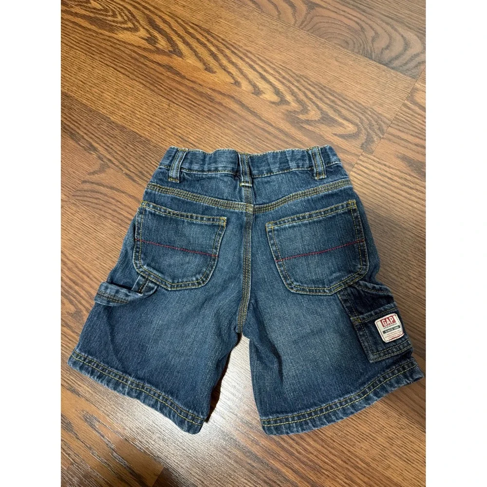 Vintage 2007 baby Gap Carpenter Demin Short Y2K NWOT Size 3 years